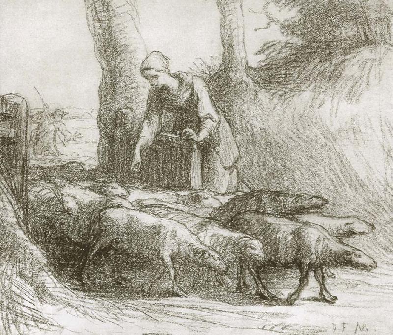 Jean Francois Millet Sheep